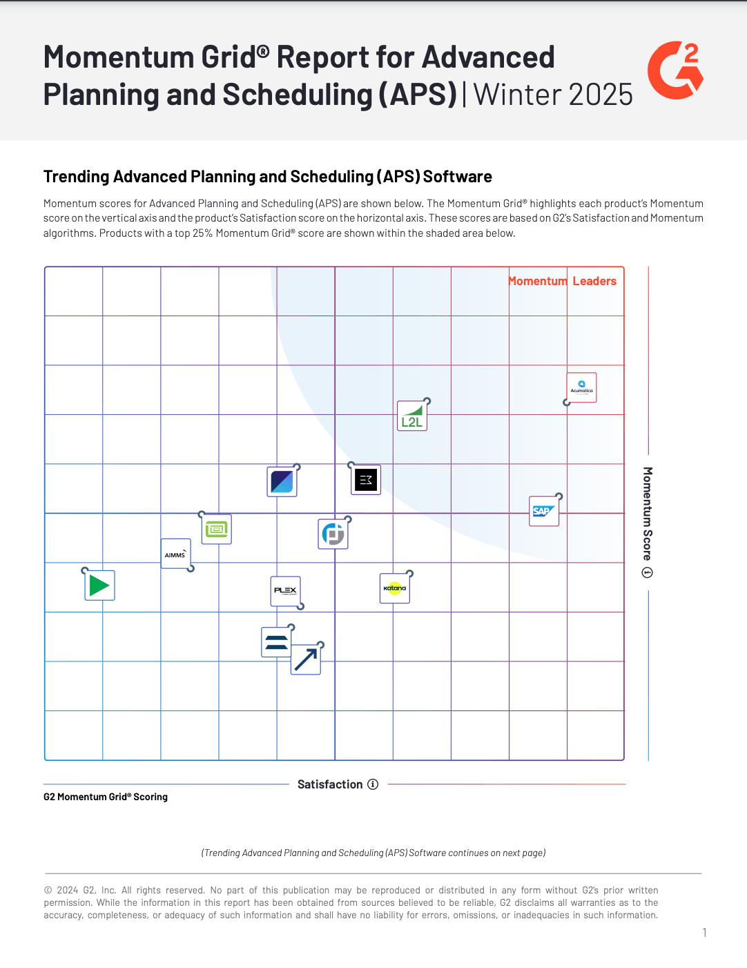 Acumatica: A Momentum Leader in Advanced Planning & Scheduling, page 0